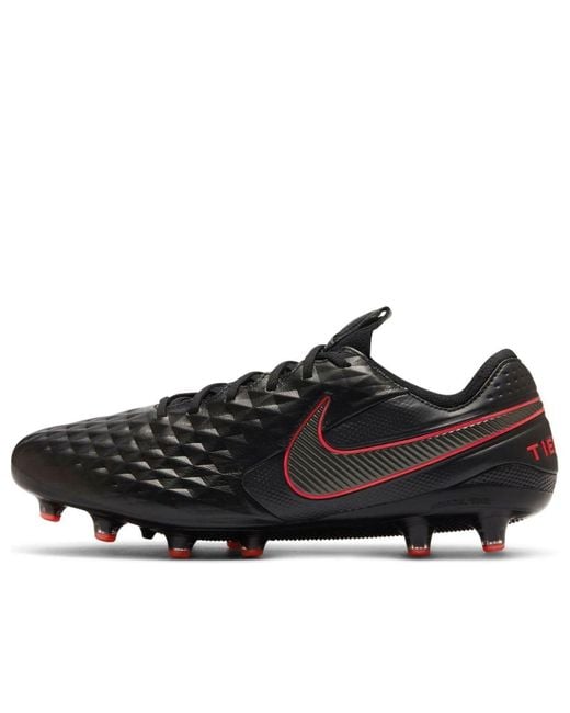 Nike Black Tiempo Legend 8 Elite Ag Pro 'Bred' for men