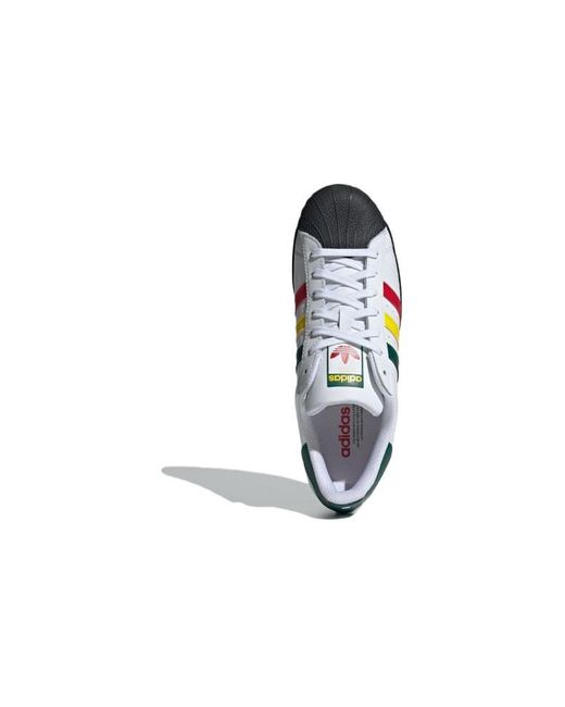 Adidas Blue Originals Superstar 'Rasta' for men
