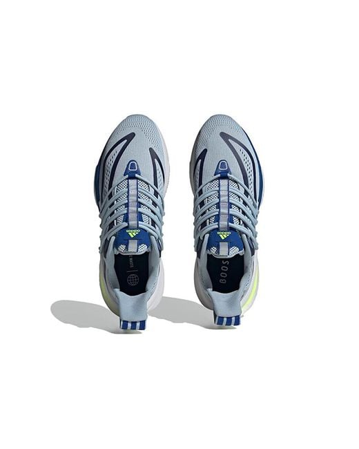 Adidas Blue Alphaboost V1 'Wonder Lucid Lemon' for men