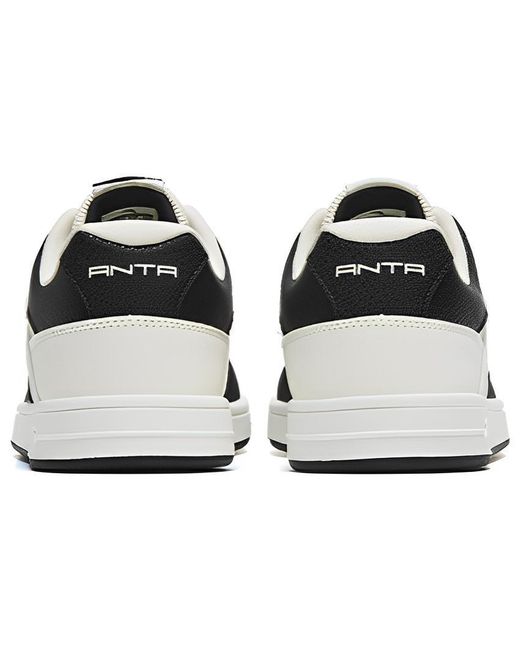 Anta Black Street Naughty Low-Top Sneakers for men