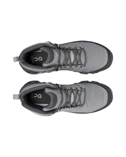 On Shoes Gray Cloudrock 2 Waterproof Outdoor Boot' for men