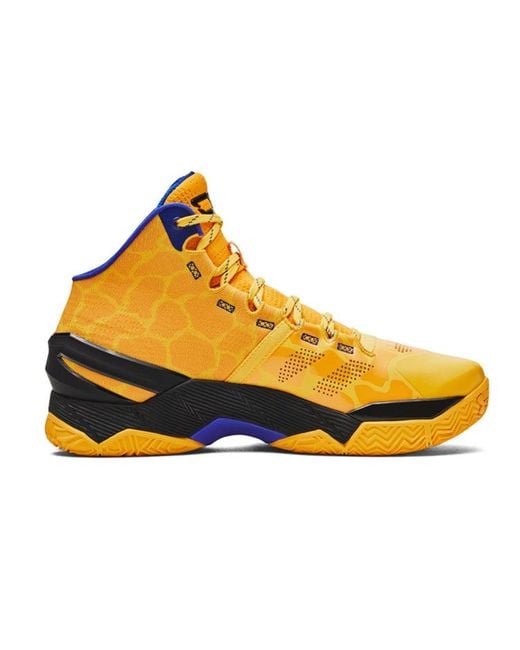 Under Armour Yellow Curry 2 Retro 'double Bang' for men