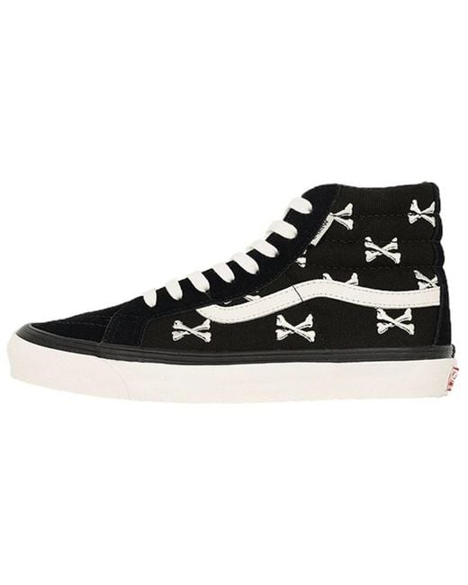 Vans Black Wtaps X Og Sk8-Hi Lx 'Bones' for men