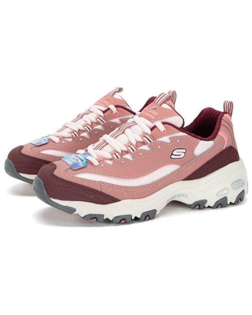 Skechers Pink (Wmns) D Lites Shoes
