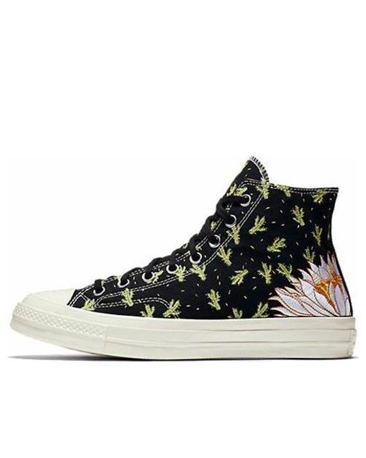 Converse Black Chuck 70 Prep Embroidery High 'Cactus' for men
