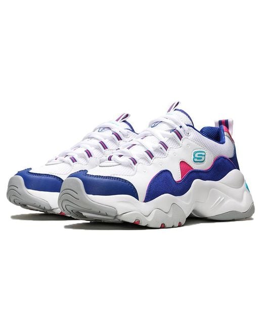 Skechers Blue (Wmns) D'Lites 3.0 Zenway Low-Top Sneakers