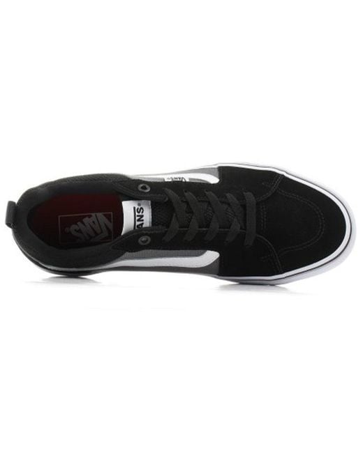 Vans Black Filmore Low-Top Sneakers for men