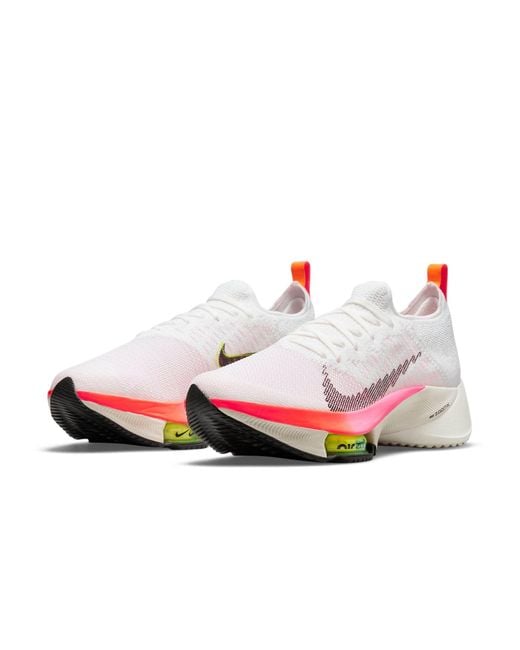 Nike White (Wmns) Air Zoom Tempo Next% Flyknit 'Rawdacious'