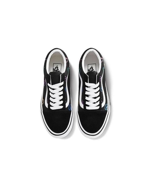 Vans Black Old Skool Colored Logo for men