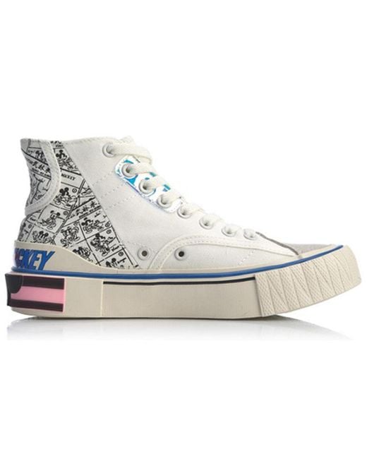 Li-ning Blue (Wmns) Superwave Canvas Hi