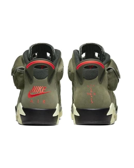 Nike Green X Travis Scott Air 6 Retro "Cactus Jack" Sneakers for men