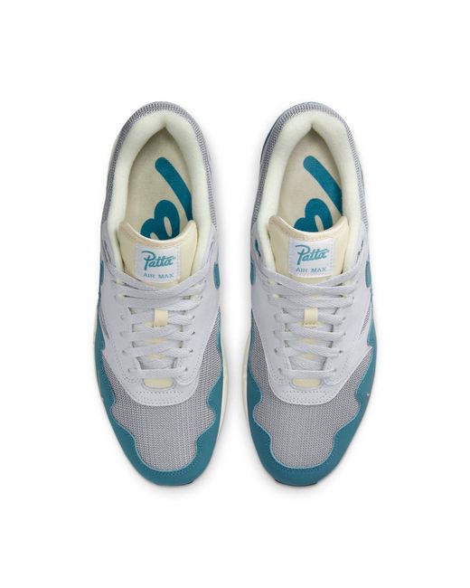 patta x nike air max 1 noise aqua