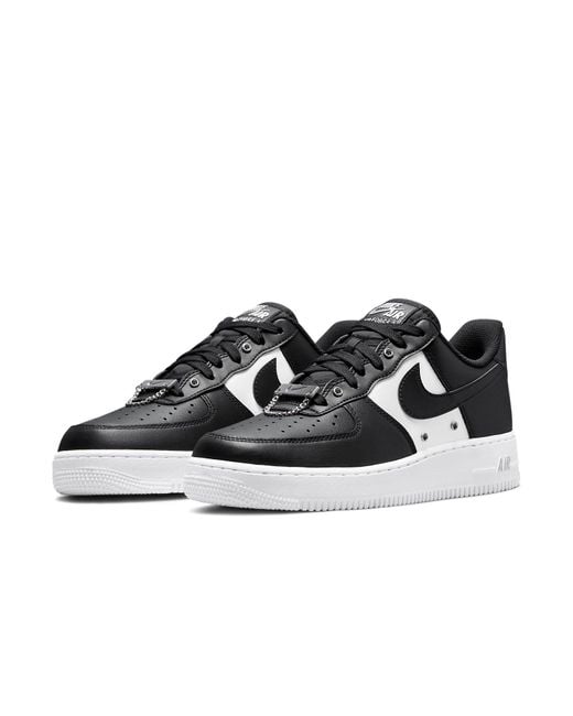 Nike Black Air Force 1 '07 Premium Chain for men