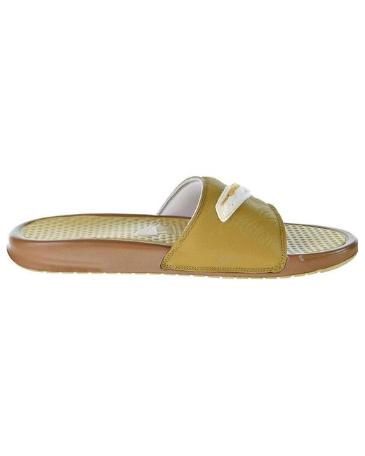 Nike Natural Benassi Jdi Slide 'Muted Bronze' for men
