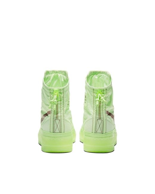 Nike Green (Wmns) Air Force 1 High Shell 'Volt' for men