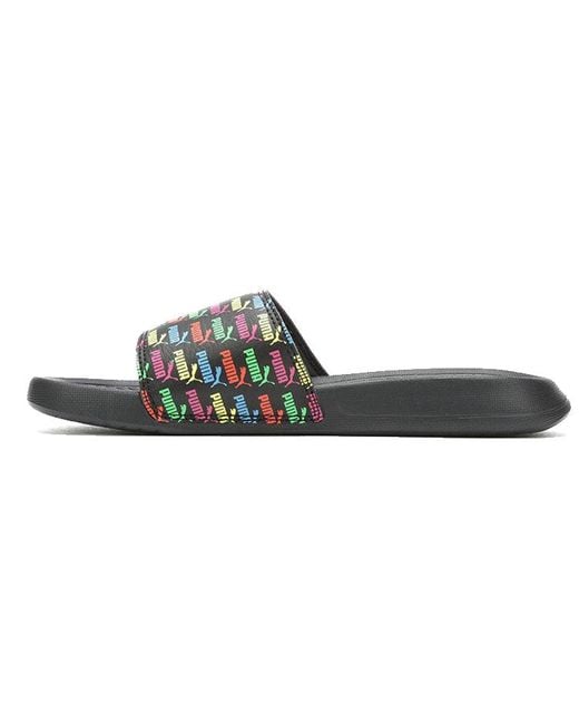 PUMA Green Popcat Mini Logo for men