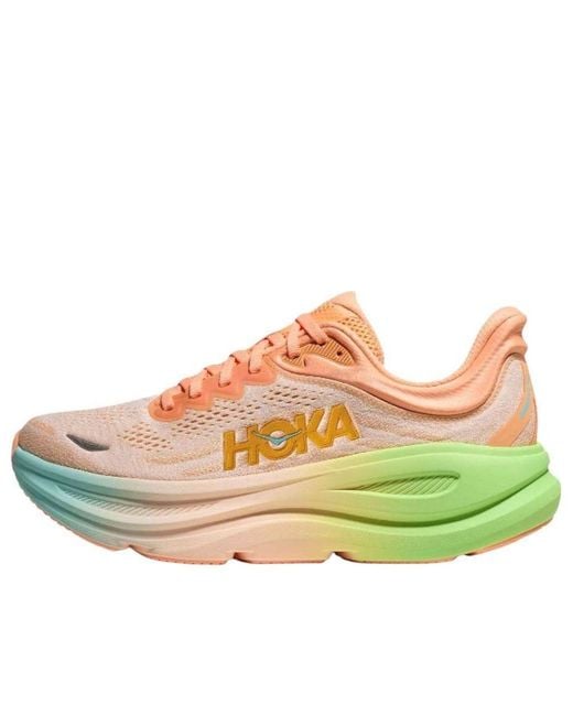 Hoka One One Orange (Wmns) Bondi 9 'Frost Pale Tangerine' for men