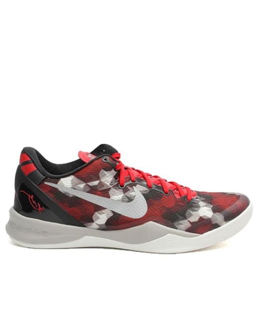 Nike Red Kobe 8 System 'Milk Snake' for men