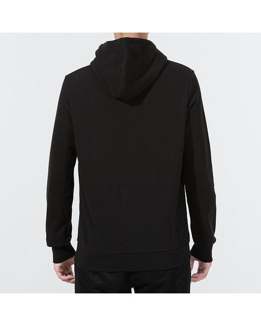 PUMA Black Sports Running Casual Loose Hooded Pullover Long Sleeves for men