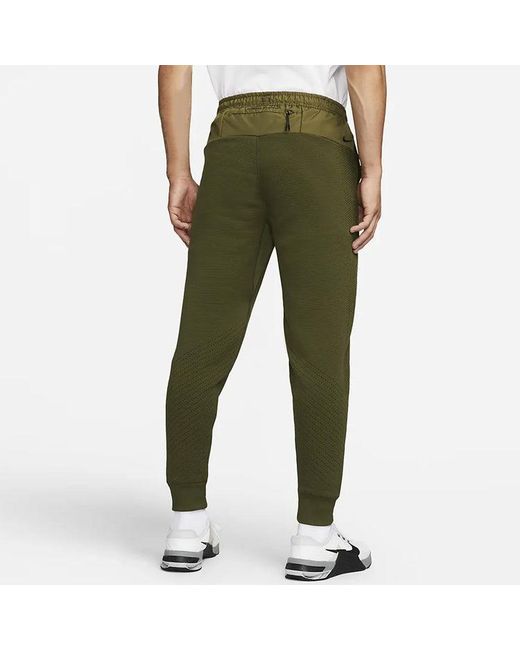 Nike Green Therma Fit Adv A.P.S. Fleece Fitness Pants for men