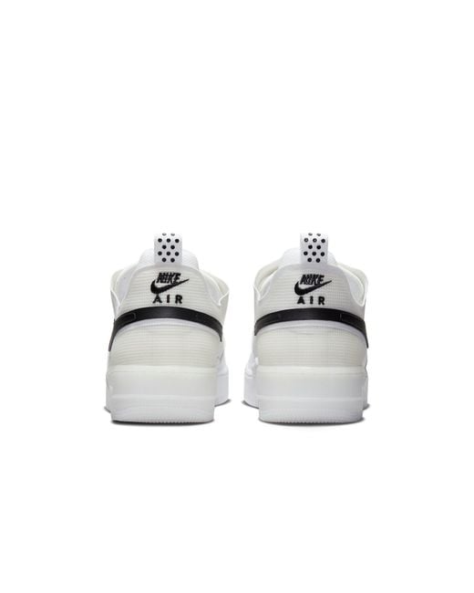 Nike White Air Force 1 Low React for men