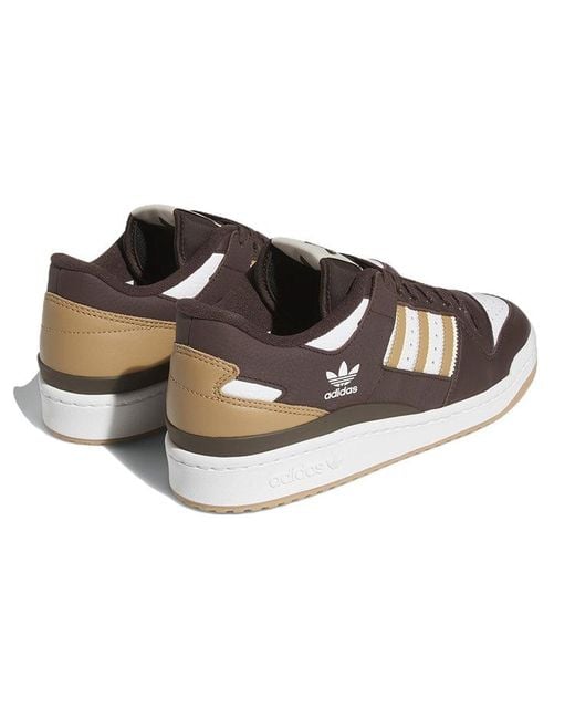 Adidas Brown Forum 84 Low Adv 'Dark Ecru Tint' for men
