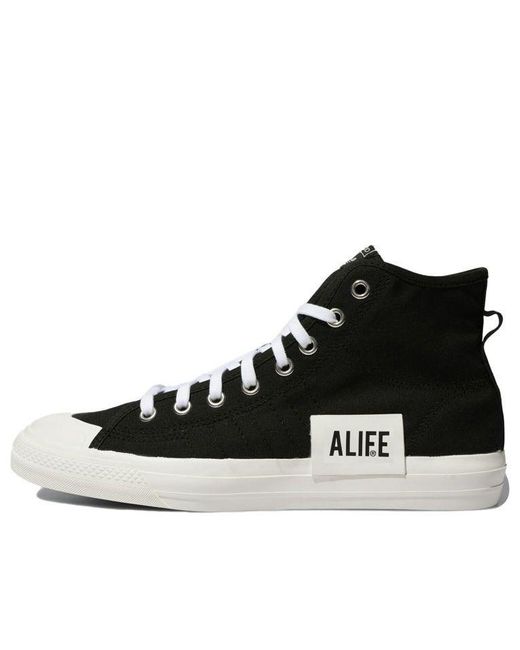 Adidas Black X Alife Nizza Hi for men