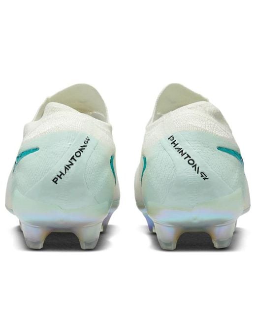 Nike Blue Phantom Gx 2 Elite Lv8 Fg Low-Top Soccer Cleats for men