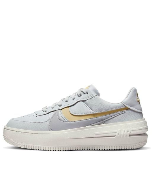Nike White (Wmns) Af1 Plt.Af.Orm 'Photon Dust Team Sail'