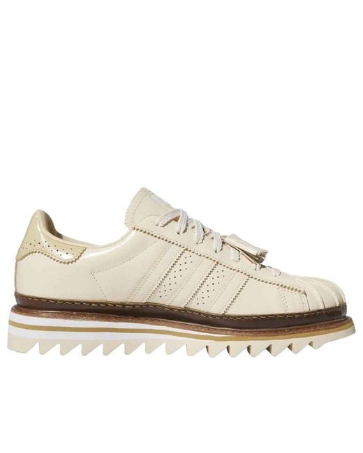 Adidas White X Clot Superstar 'Crystal Sand' for men