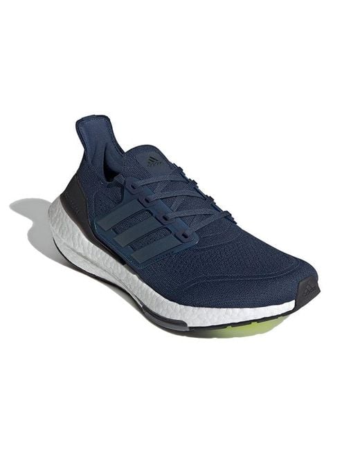 Adidas Blue Ultraboost 21 'Crew' for men