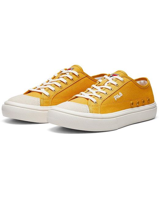 Fila Yellow (Wmns) Fila Benetti Canva Shoes