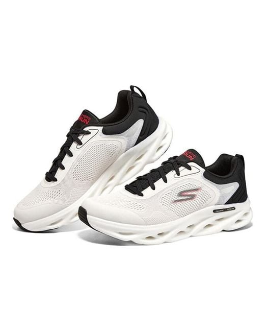 Skechers White Go Run Swirl Tech Speed for men