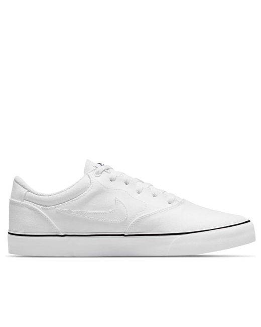 Nike White Chron 2 Canvas Sb 'Triple' for men
