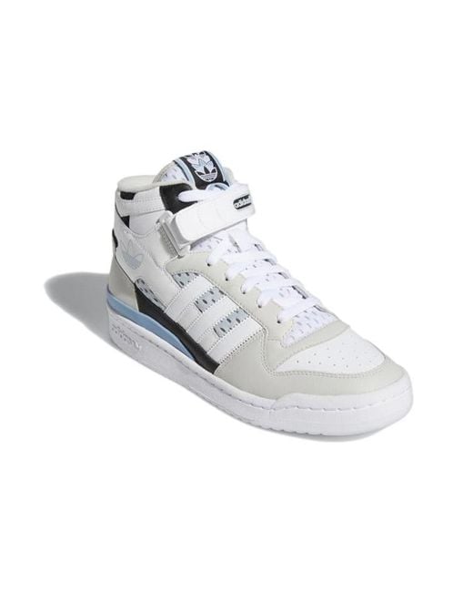 Adidas White Forum Mid Ambient Sky' for men