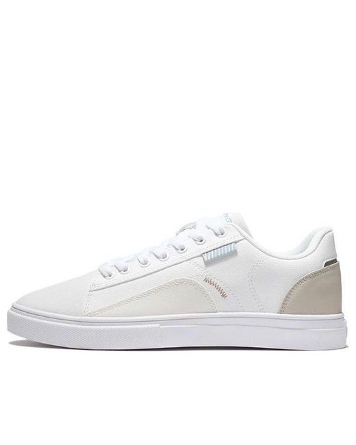 Li-ning White (Wmns) Classic Skateboarding Low