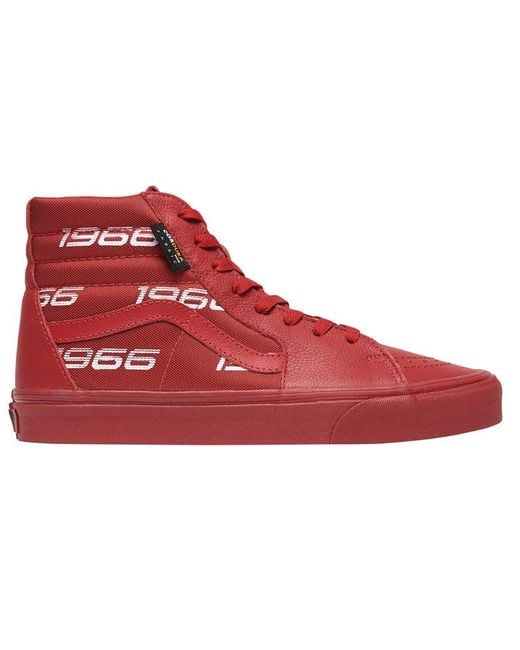 Vans Red Sk8-Hi Cordura '1966' for men
