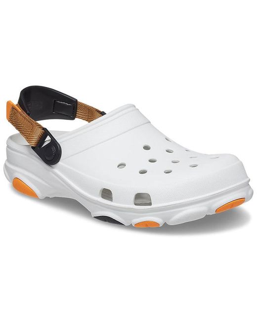 CROCSTM White Classic Clog Beach Sandals for men
