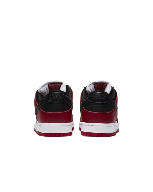 Nike Red Sb Dunk Low 'J-Pack Chicago' for men