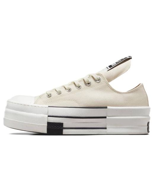 Converse White Chuck 70 Low 'Rick Owens X Drkshdw Dbl Drkstar' for men