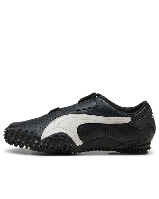PUMA Black Mostro Perforated Leather for men