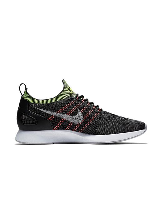 Nike Black Air Zoom Mariah Flyknit Racer Wolf Volt' for men