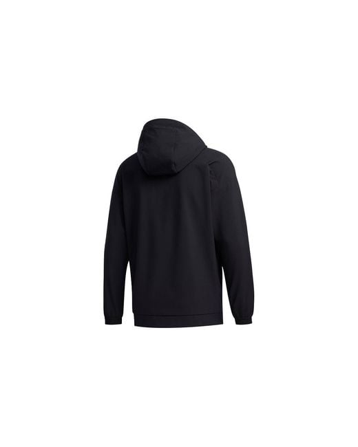 Adidas Blue Softshell Jkt Zipper Hooded Jacket for men