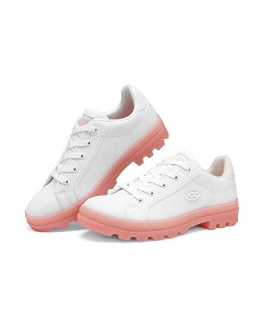 Skechers Pink (Wmns) Roadies Low-Top Sneakers
