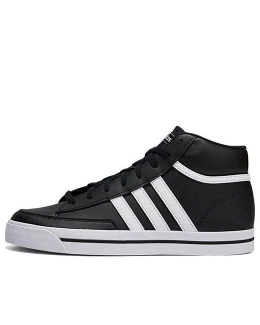 Adidas Black Neo Retrovulc Mid Shoes for men