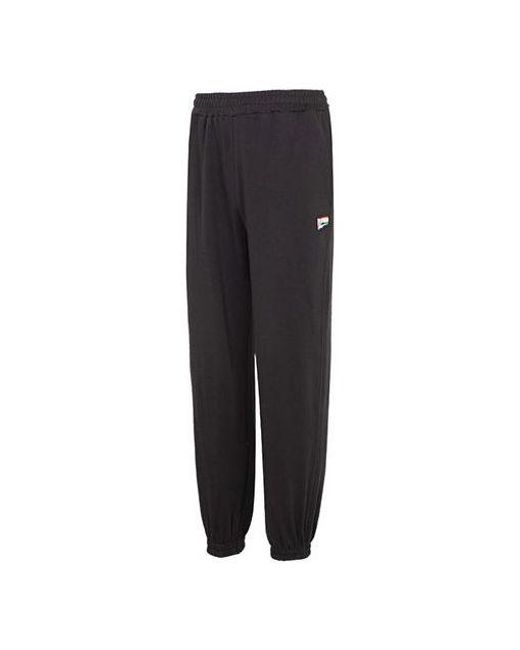 PUMA Black Downtown Pride Sweatpants Tr Logo Pants for men