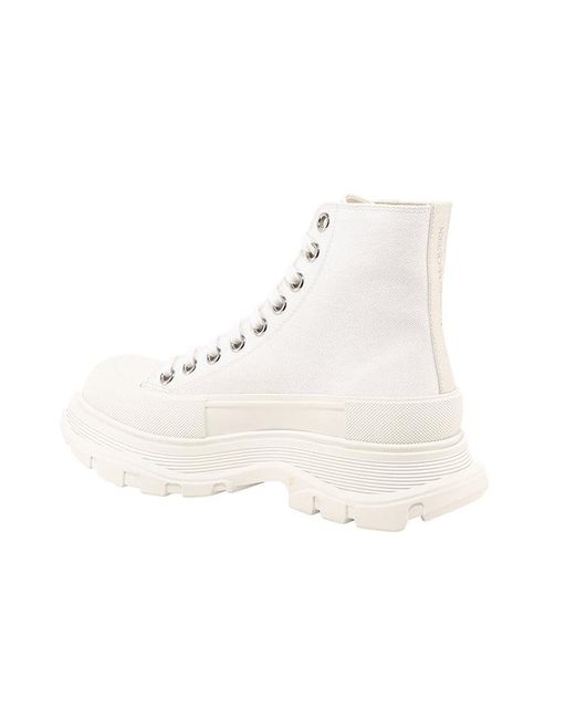 McQueen White (Wmns) Tread Slick Boot 'Canvas'