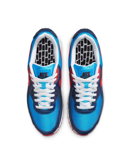 Nike Blue Air Max 90 'Photo University' for men