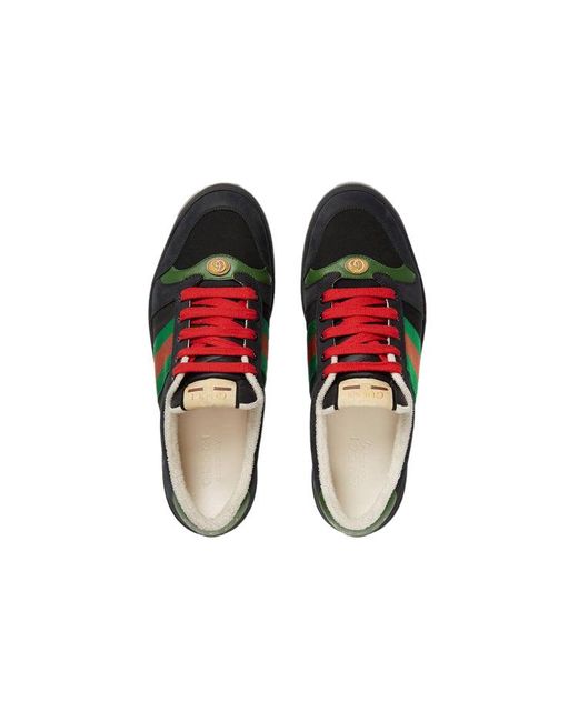 Gucci Black Screener Suede for men