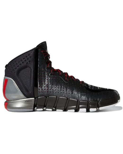 Adidas Black D Rose 4 Restomod Lime' for men